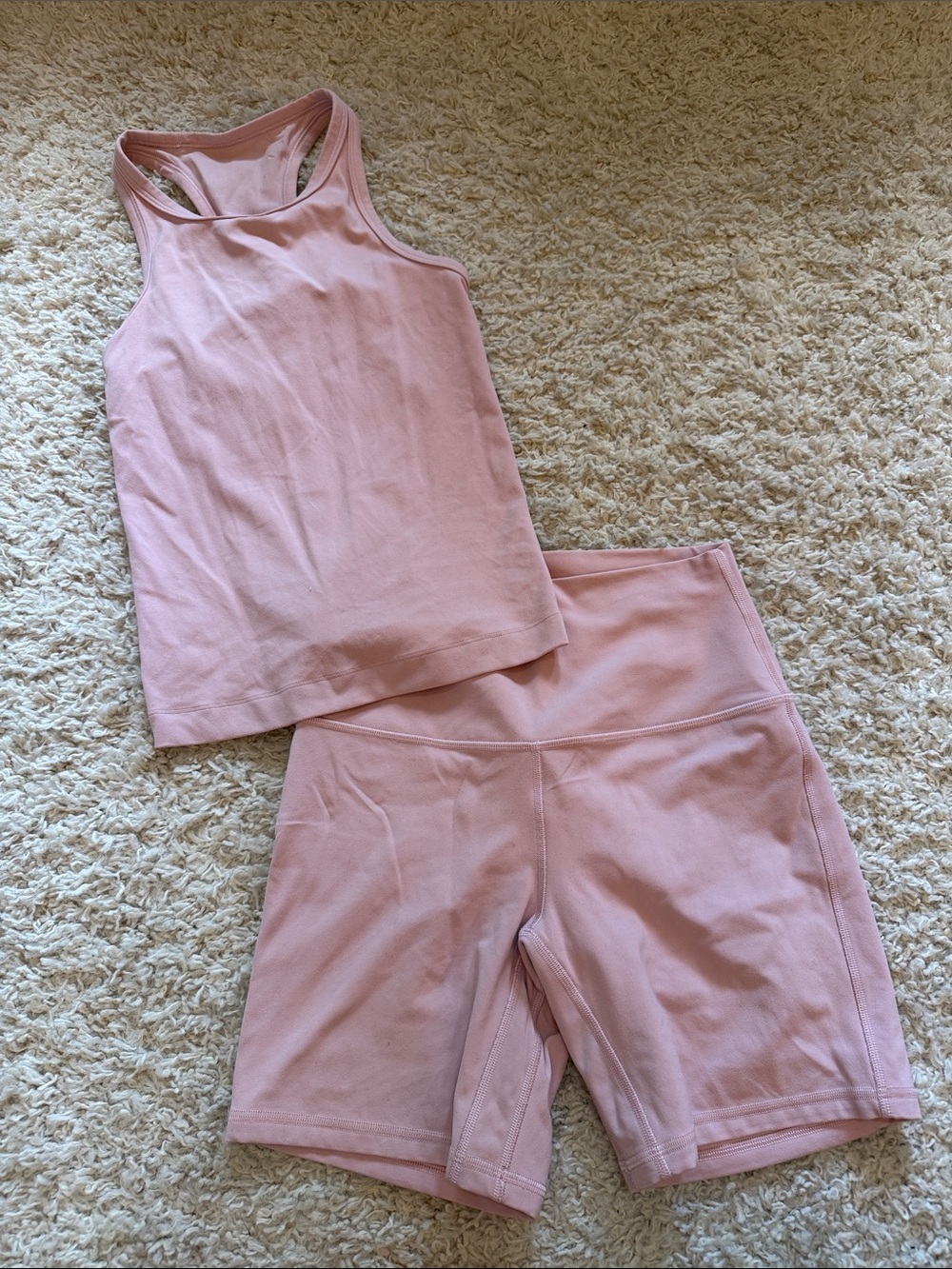 Lululemon Tank & Biker Shorts Set